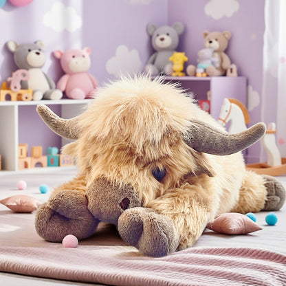Weighted Highland Cow Plush