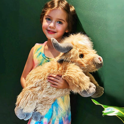 Weighted Highland Cow Plush