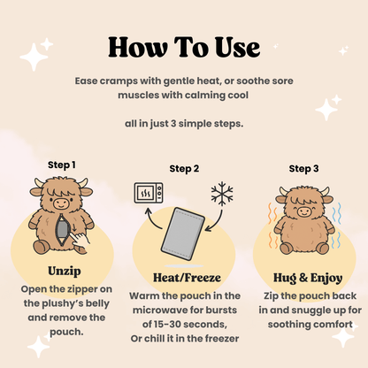 Weighted Highland Cow Plush